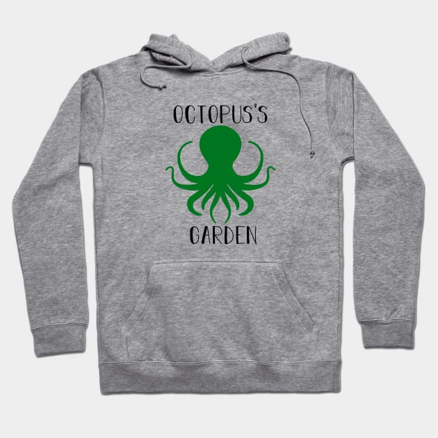Octopuss Garden, black green Hoodie by Perezzzoso